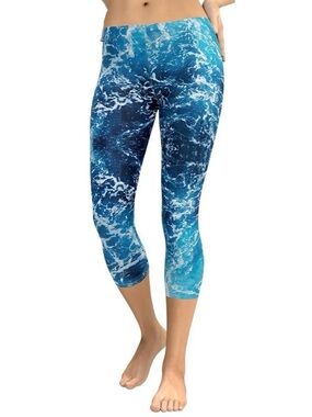 FIERCEPULSE Lovely Ocean Capri Leggings